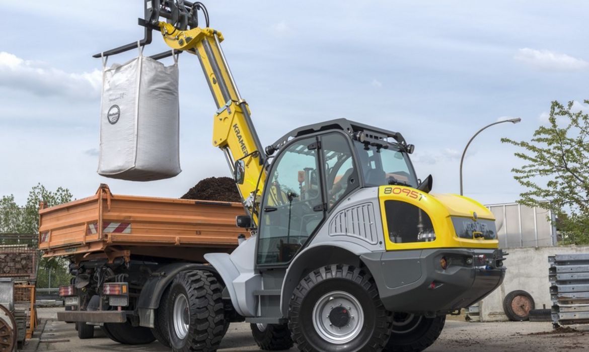 KRAMER 8095T, Radlader