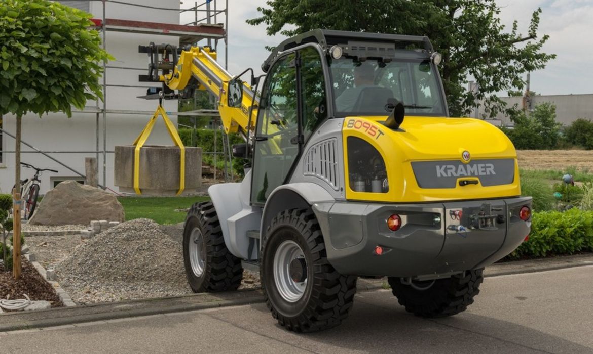 KRAMER 8095T, Radlader