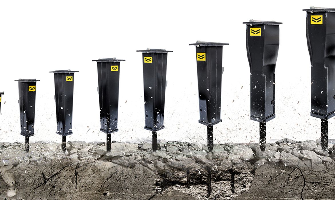 Hydraulikhämmer, Anbaugeräte Maschinen