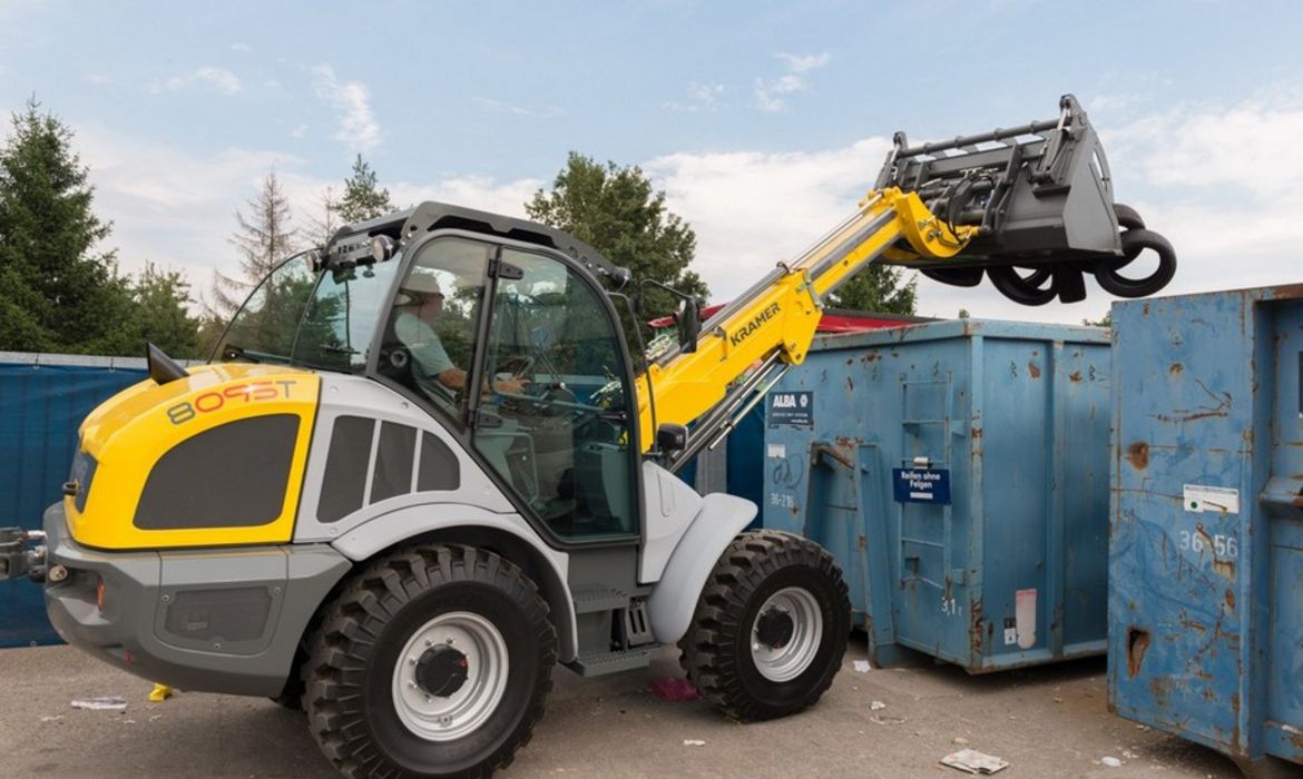 KRAMER 8095T, Radlader