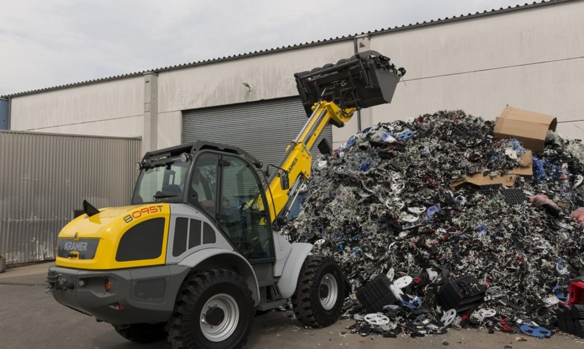 KRAMER 8095T, Radlader