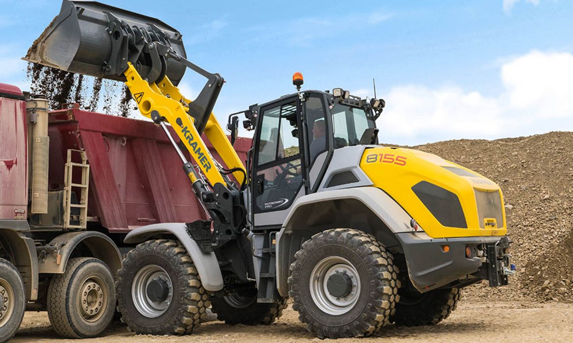 KRAMER 8155, Radlader