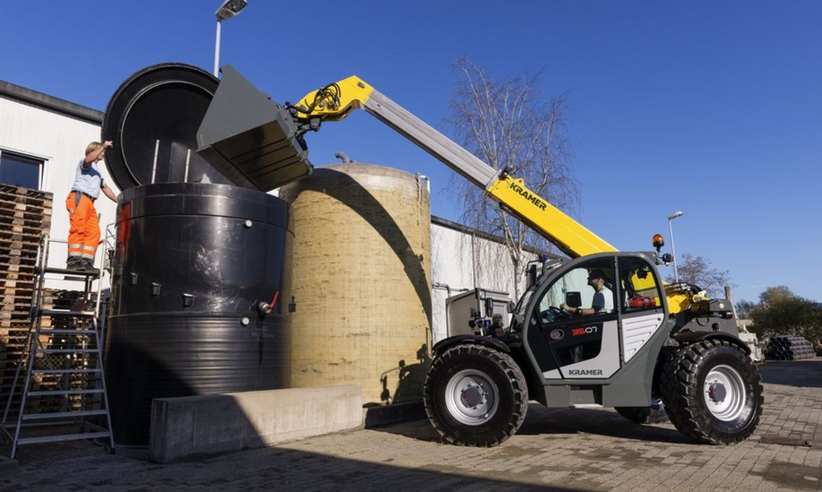 KRAMER 3507, Teleskoplader