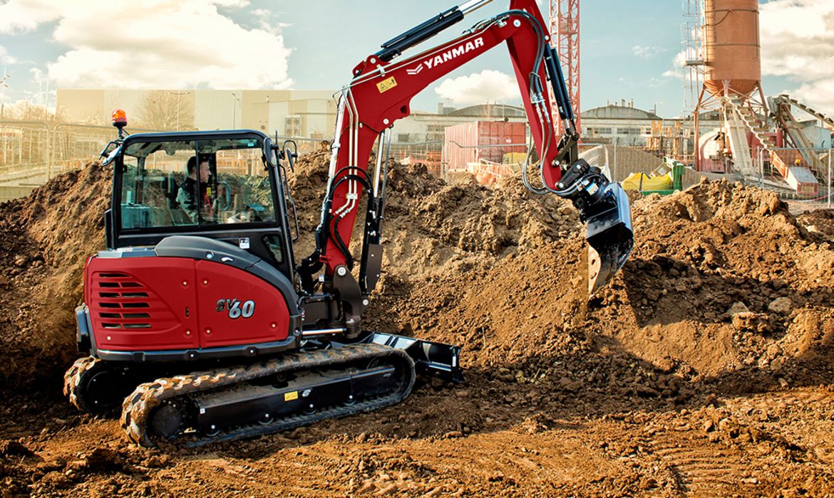 YANMAR SV60-6B, Raupenbagger