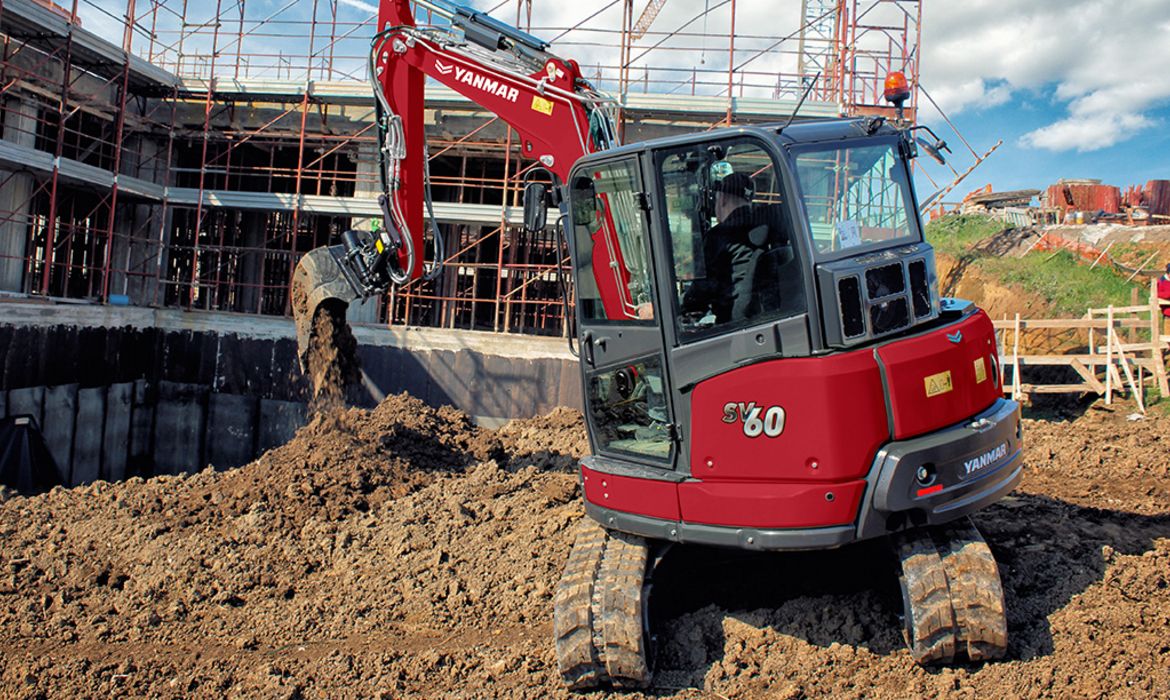 YANMAR SV60-6B, Raupenbagger