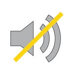 Niedrige Lärmemission Icon