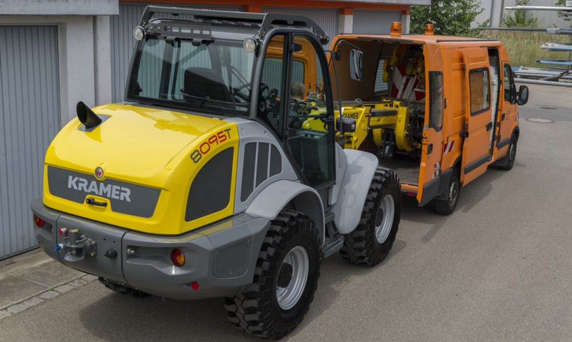 KRAMER 8095T, Radlader