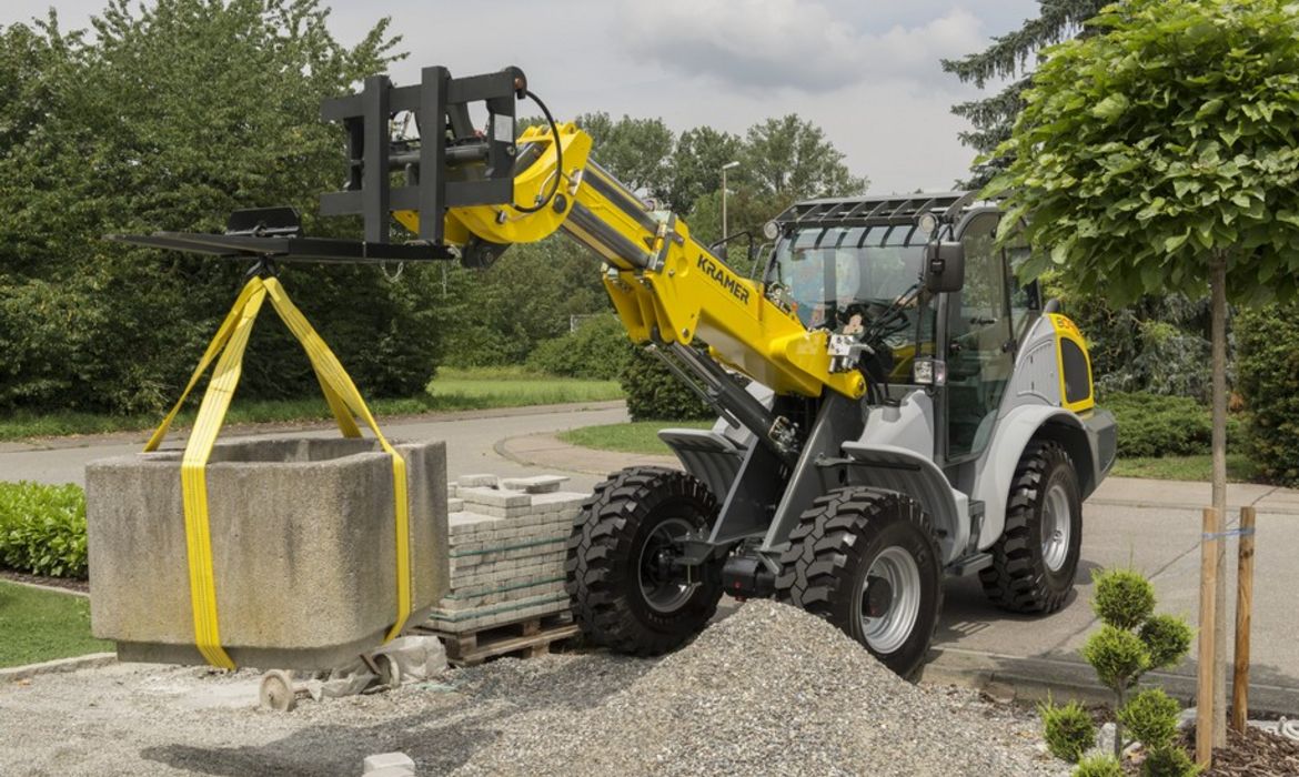 KRAMER 8095T, Radlader