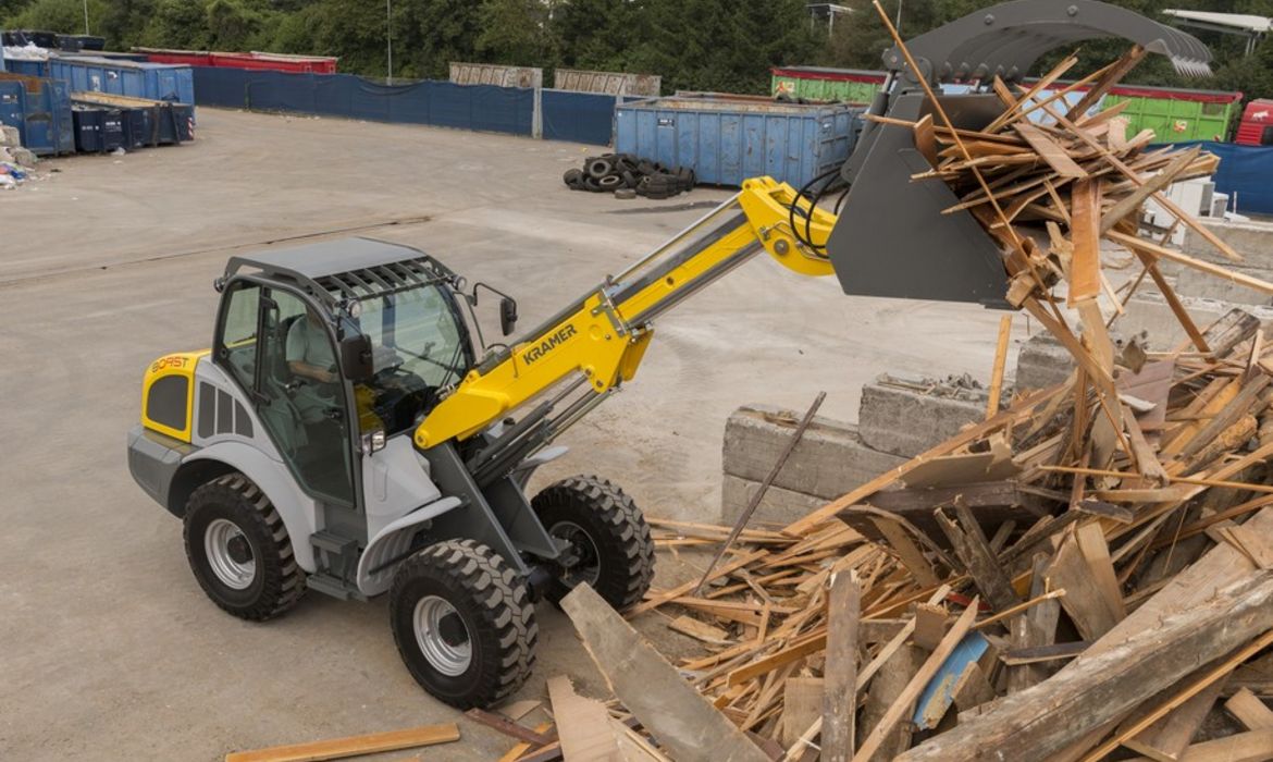 KRAMER 8095T, Radlader